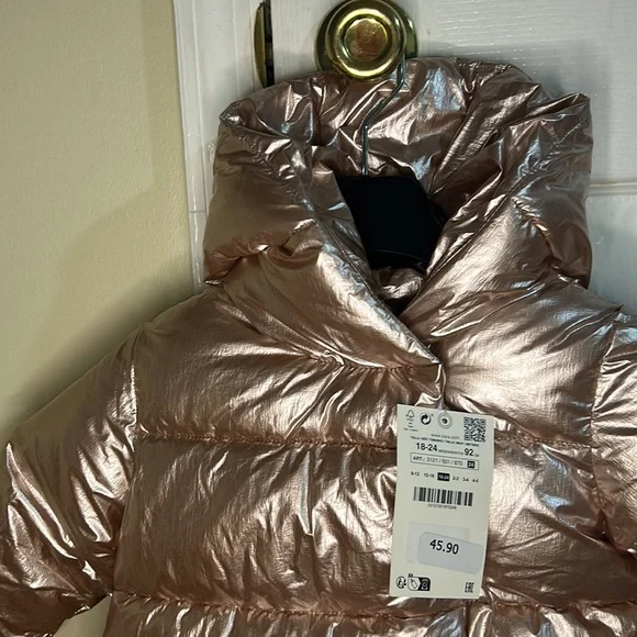 Zara little kids coat Sz 18 to 24 months - Picture 2 of 5